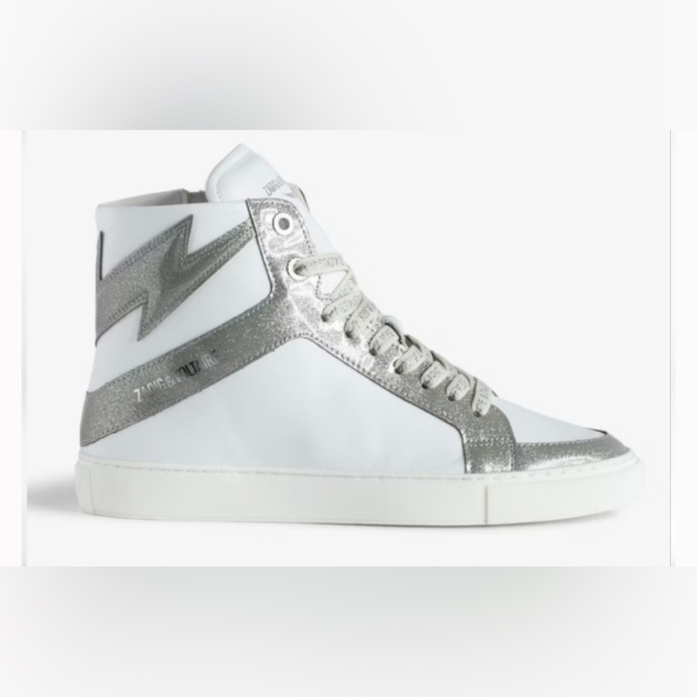 New ZADIG & VOLTAIRE sneakers high flash infinity 38 (7/7.5 US) retail $540